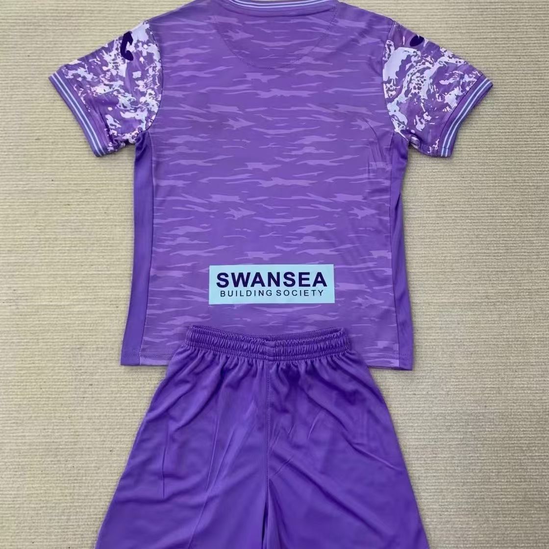 Kids 24/25 Swansea City AFC Third Away Football Shirt