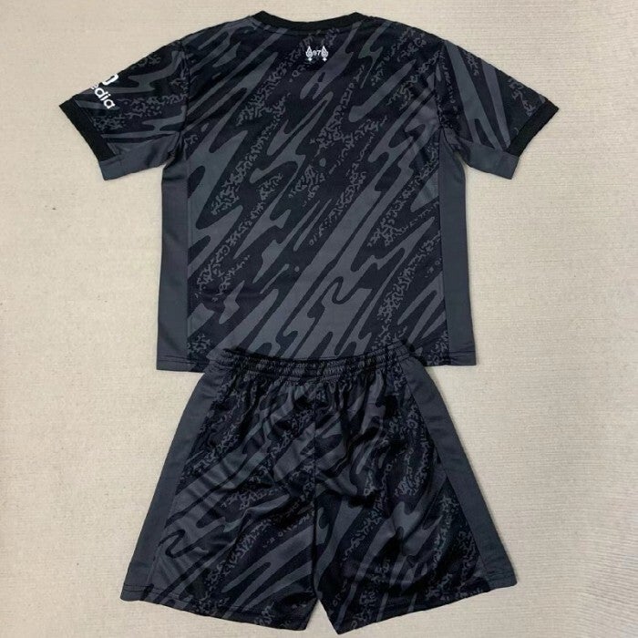 Kids LFC 24/25 Black Goalkeeper Kit 1:1 Thai Quality