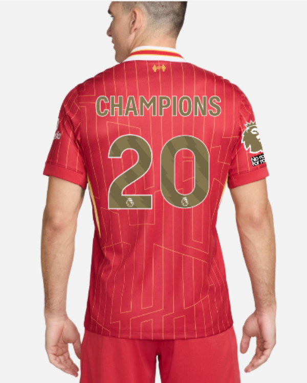 (S-4XL) Liverpool 24-25 Premier League Champions Home CHAMPIONS 20 Kit 1:1 Thai Quality