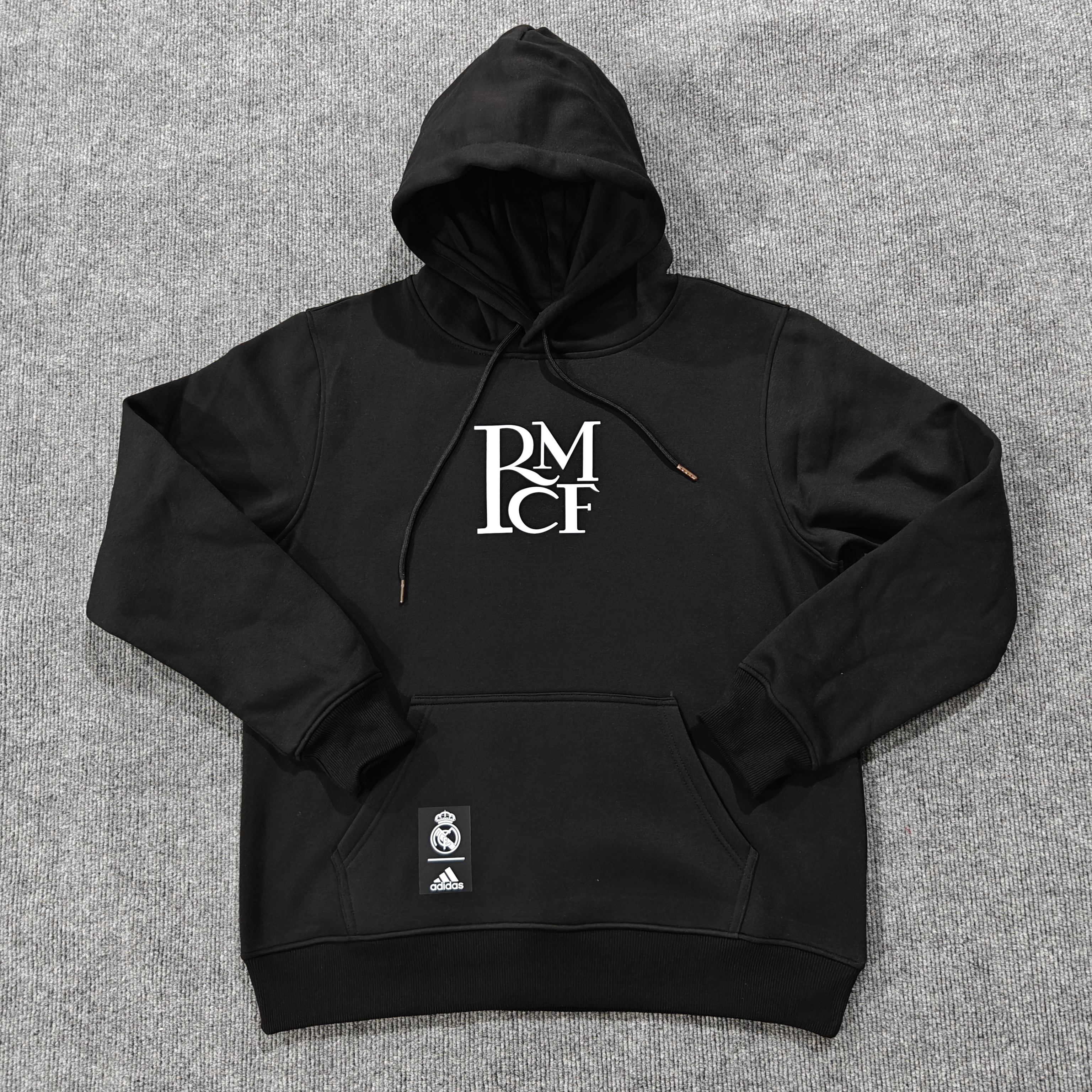 24/25 Real Madrid Black Hoodie 1:1 Thai quality