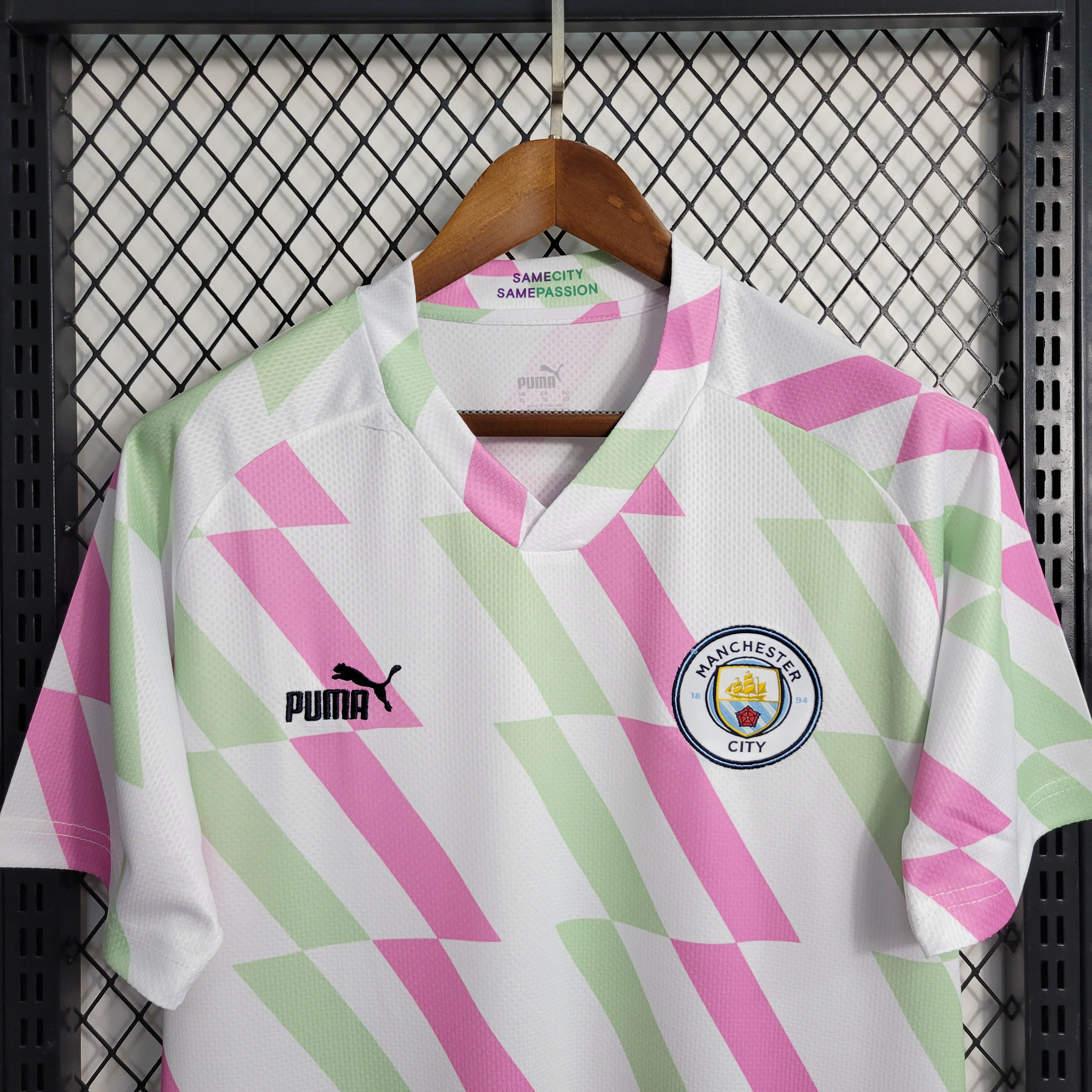 2023/2024 MCFC Training Suit White Football Shirt 1:1 Thai Quality