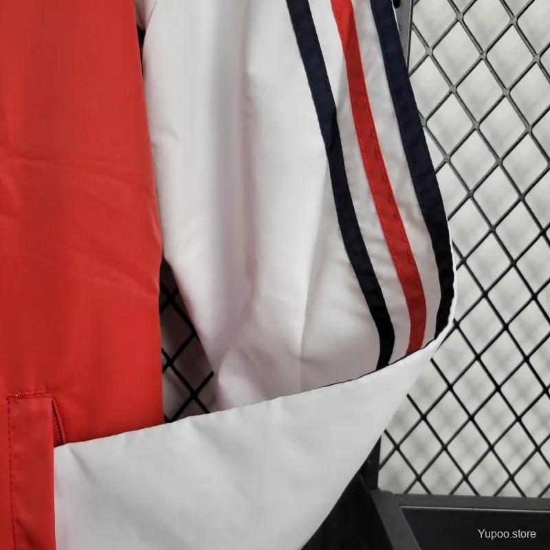 24/25 Man Utd Red Windbreaker 1:1 Thai quality