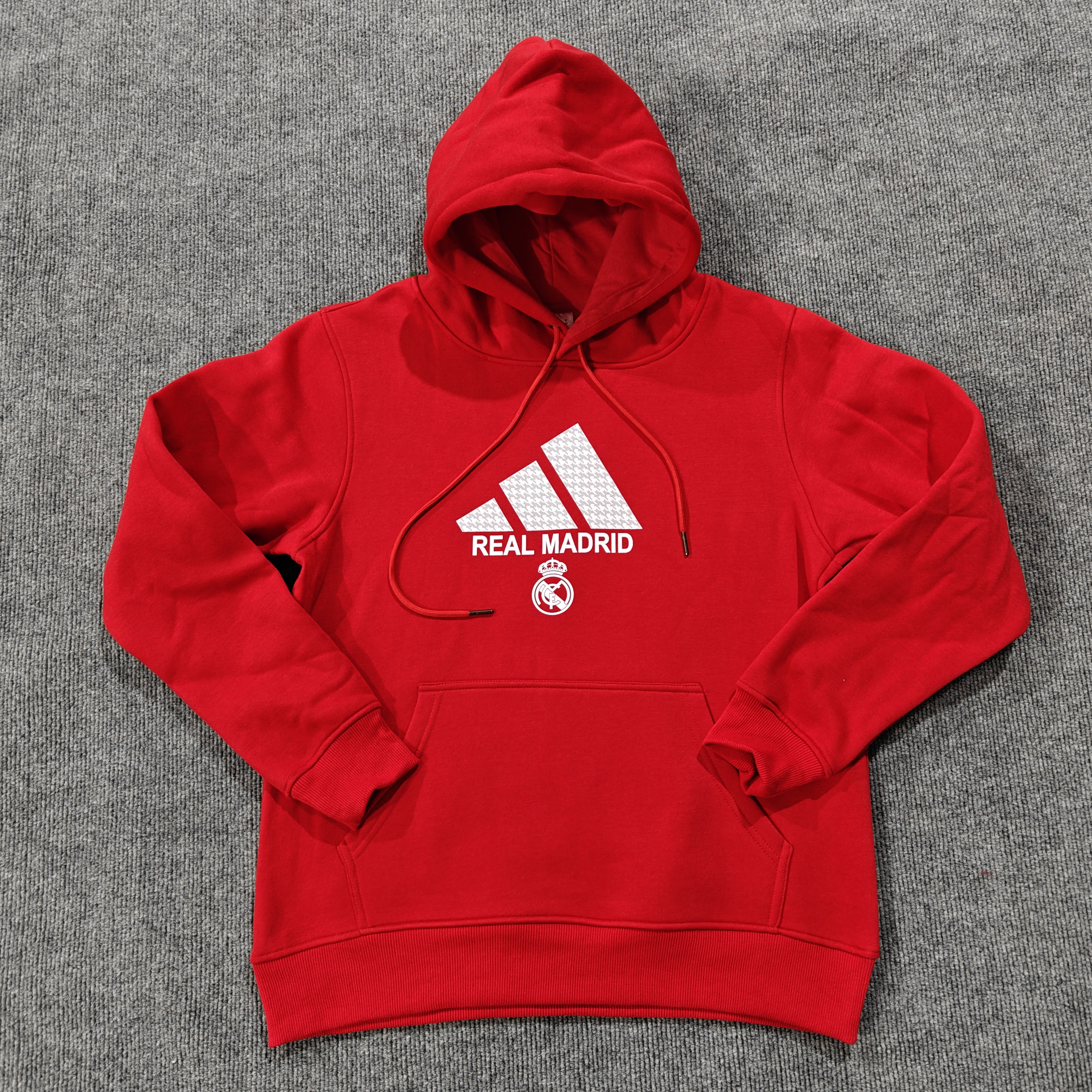 24/25 Real Madrid Home Red Hoodie 1:1 Thai quality