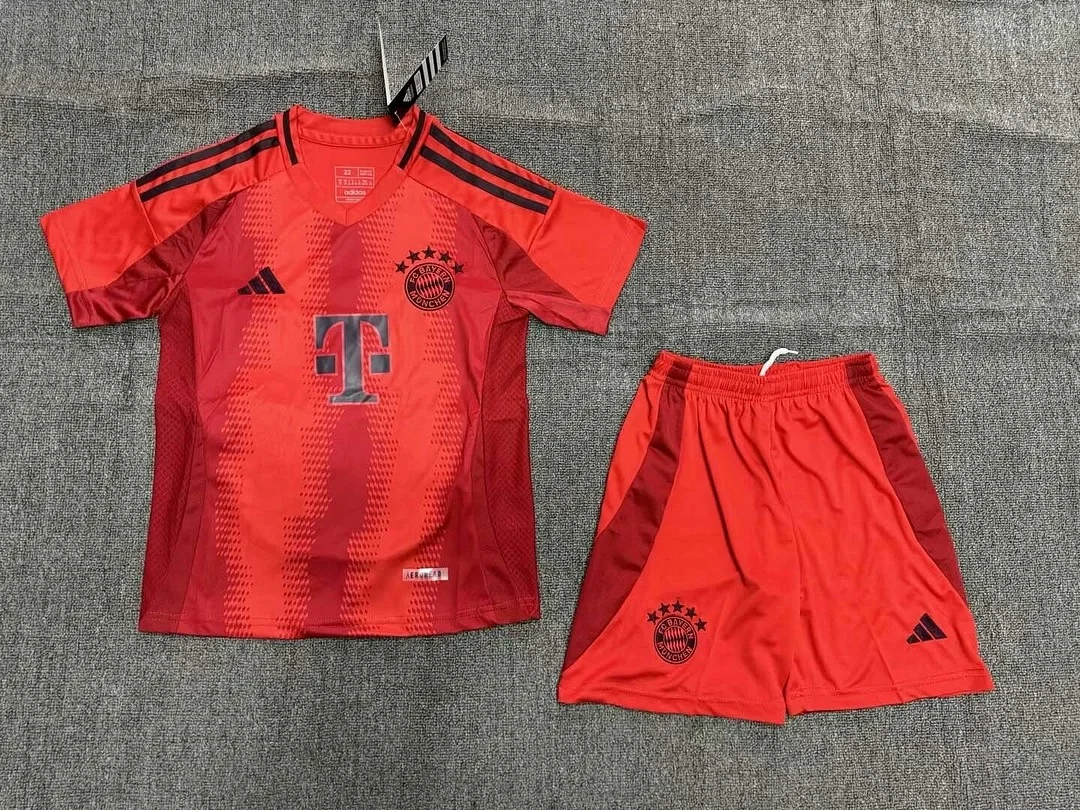 Kids Bayern Munich Home Kit Jersey+Shorts 2024/25