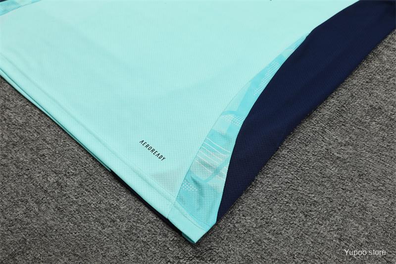 24/25 Chelsea Lake Green Short Sleeve Jersey+Shorts 1:1 Thai quality