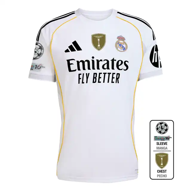 (S-4XL)25/26 Real Madrid Home Kit 1:1 Thai Quality