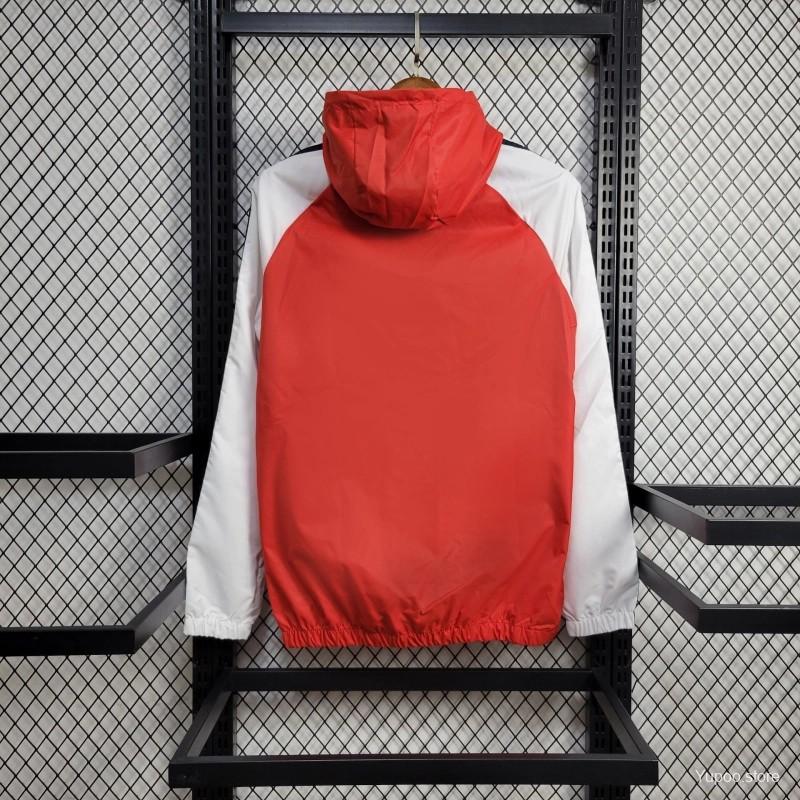 24/25 Man Utd Red Windbreaker 1:1 Thai quality