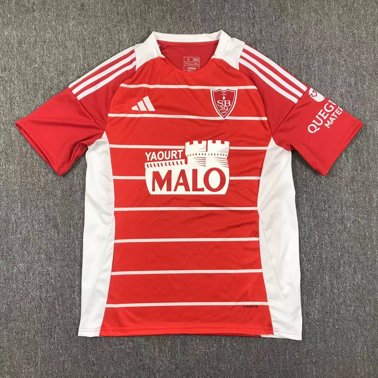 24/25 Stade brestois European Home Football Jersey 1:1 Thai Quality