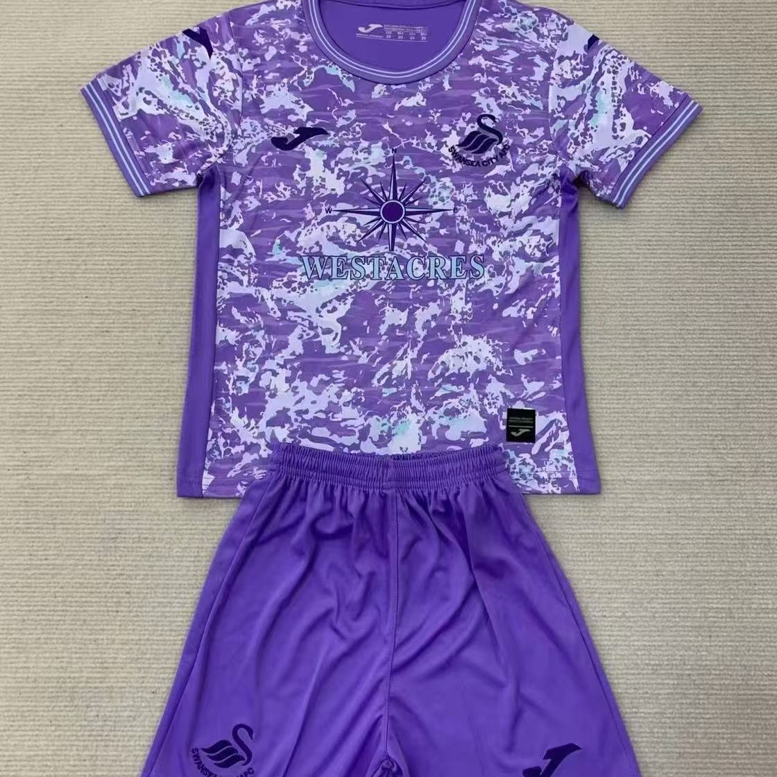 Kids 24/25 Swansea City AFC Third Away Football Shirt