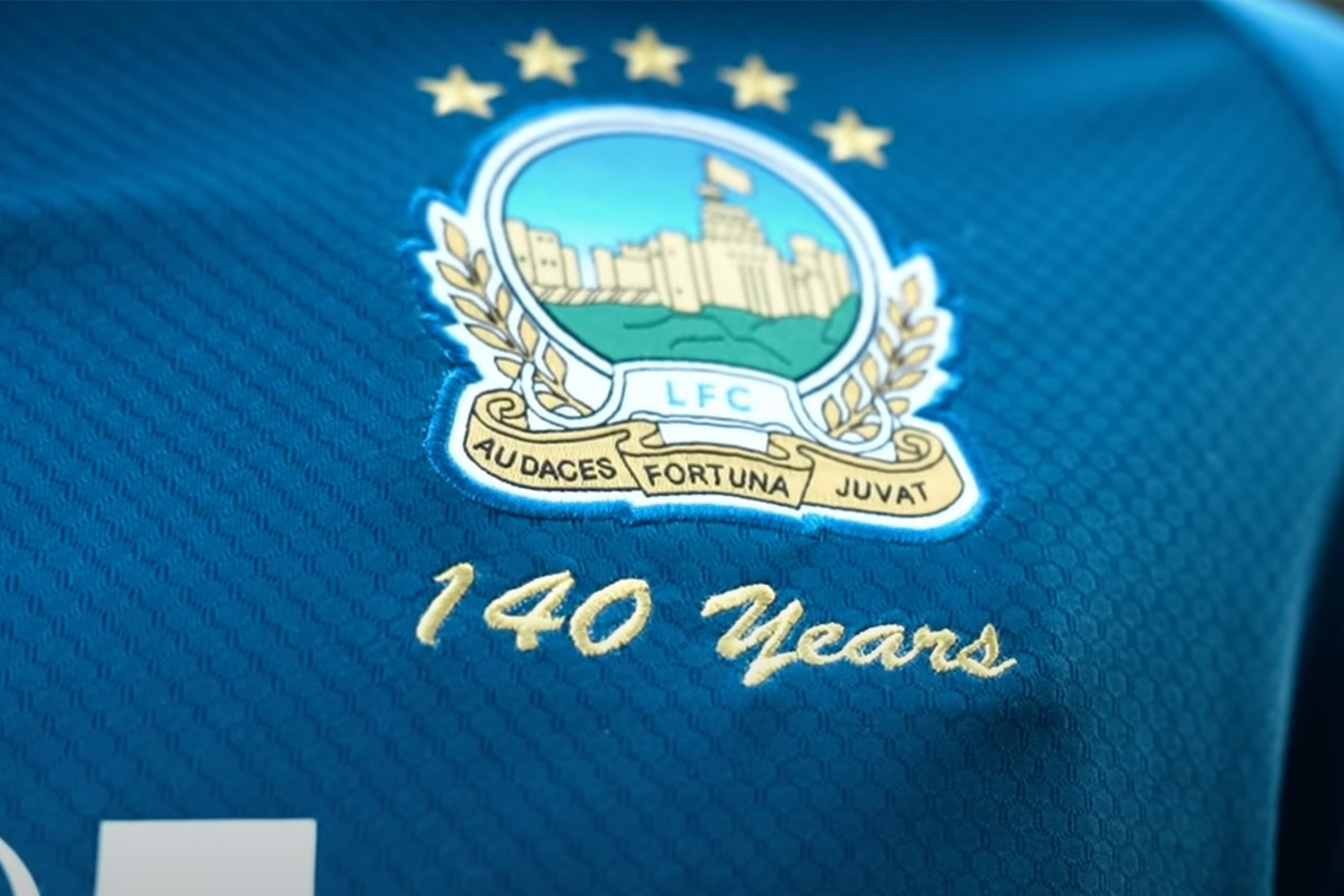 (S-4XL)25/26 Linfield 140th Anniversary Home Kit 1:1 Thai quality