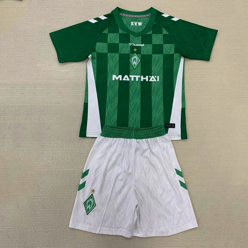 Werder Bremen Home Jersey 24/25 Football Jersey + Shorts 1:1 Thai quality