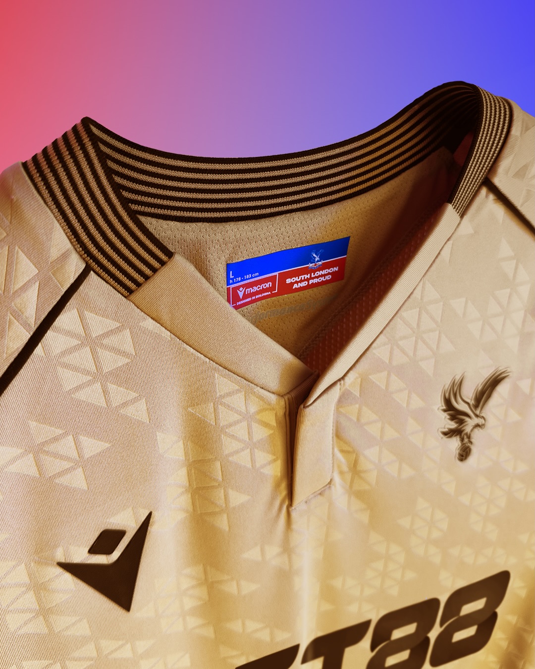 25/26 Crystal Palace Eagle Gold kit 1:1 Thai Quality