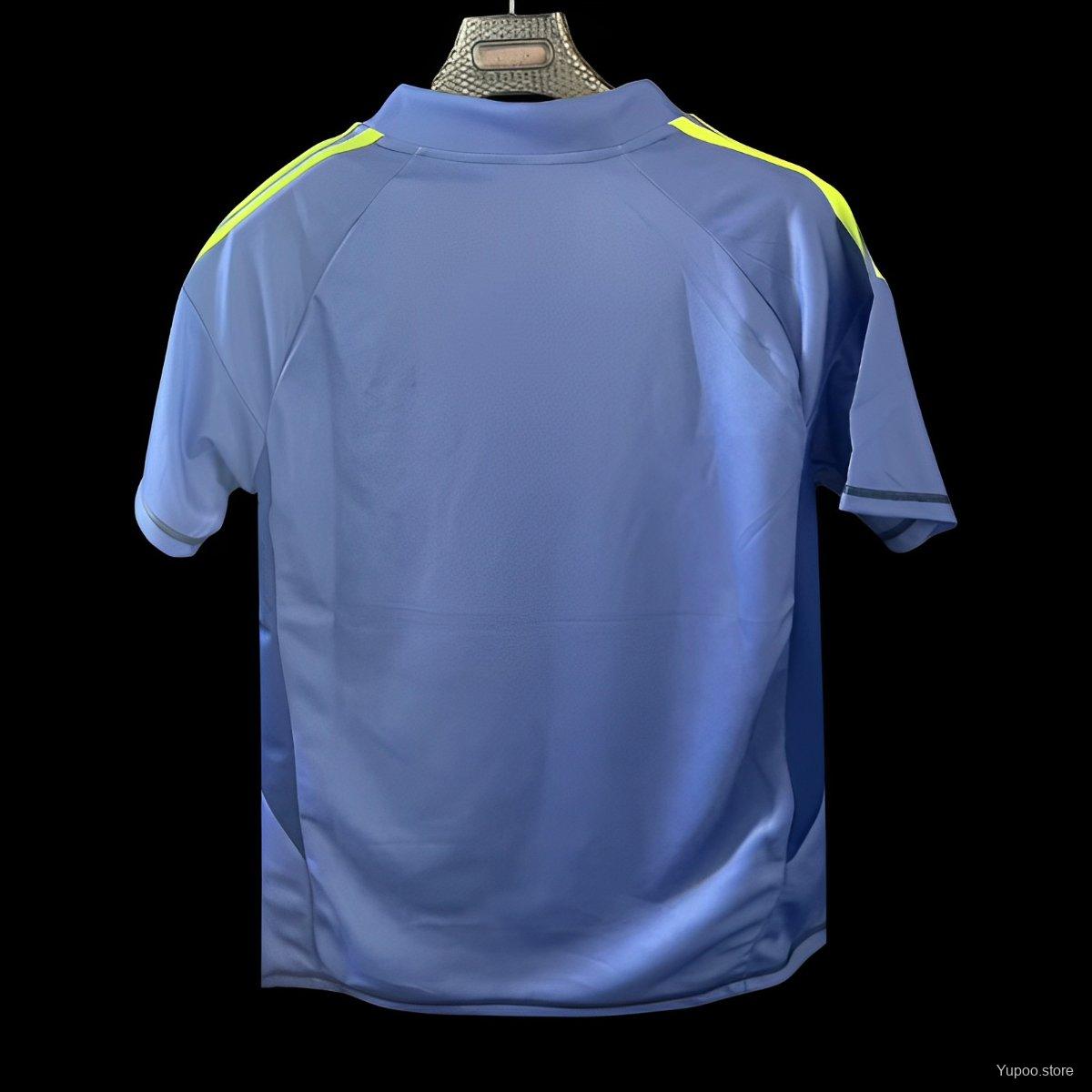24/25 Manchester United Blue Goalkeeper Jersey 1:1 Thai Quality
