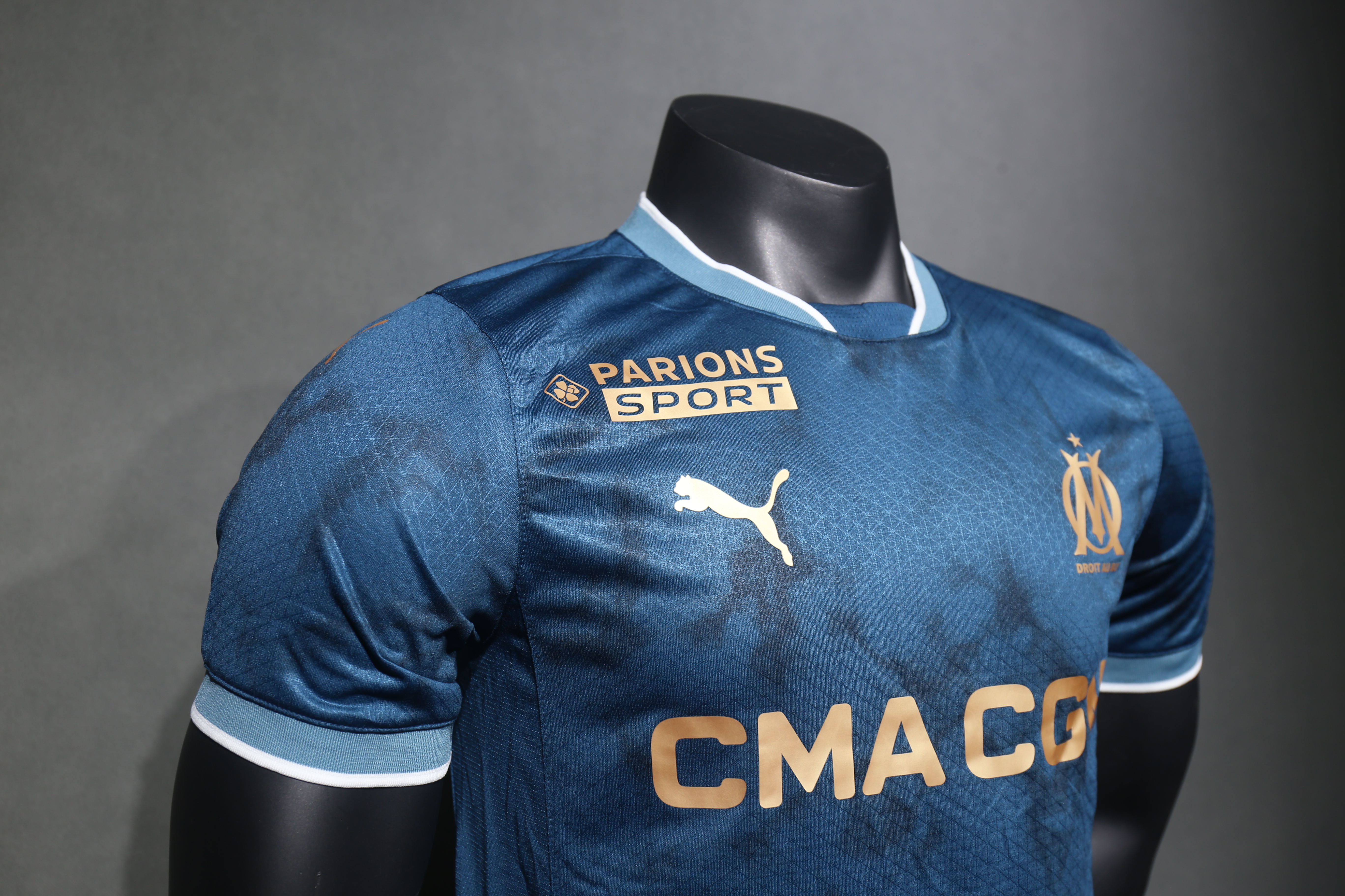 (S-3XL)2024/2025 Player Version Olympique de Marseille Away Football Shirt 1:1 Thai Quality