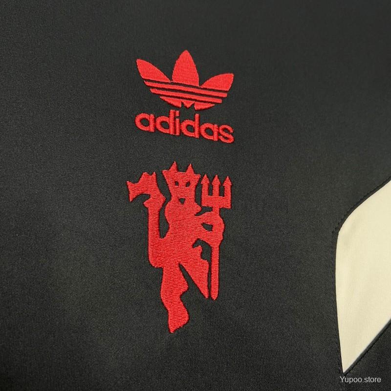 24/25 Manchester United Black T-shirt 1:1 Thai quality