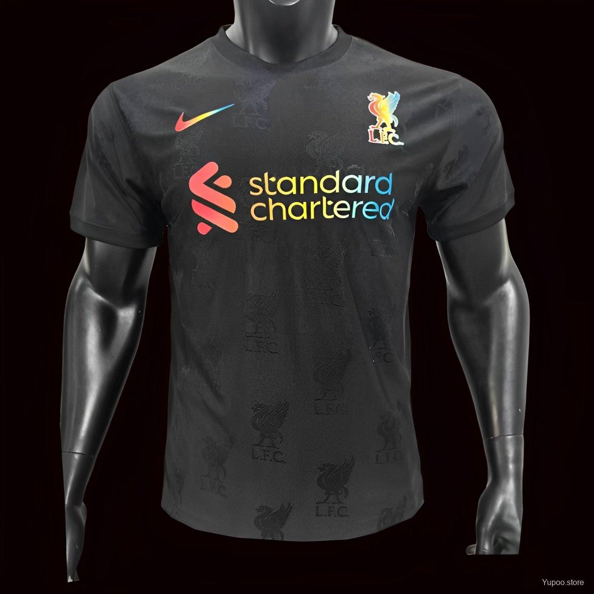 Player Version 24/25 LFC Black Special Jersey 1:1 Thai Quality