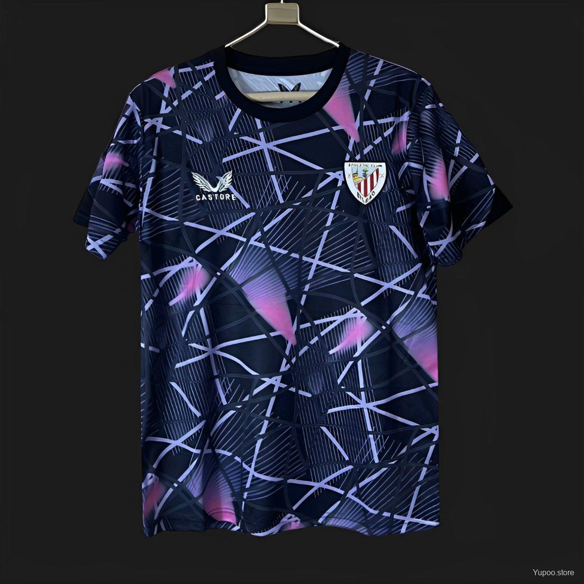 2024/2025 Athletic Bilbao Pre-Match Third Jersey 1:1 Thai Quality