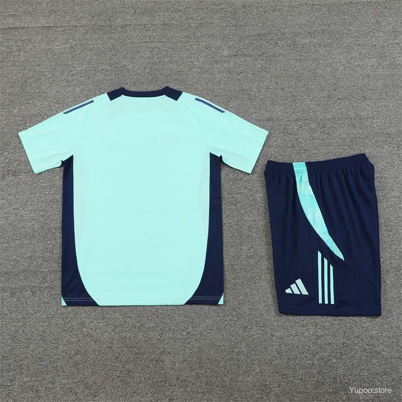 24/25 Chelsea Lake Green Short Sleeve Jersey+Shorts 1:1 Thai quality