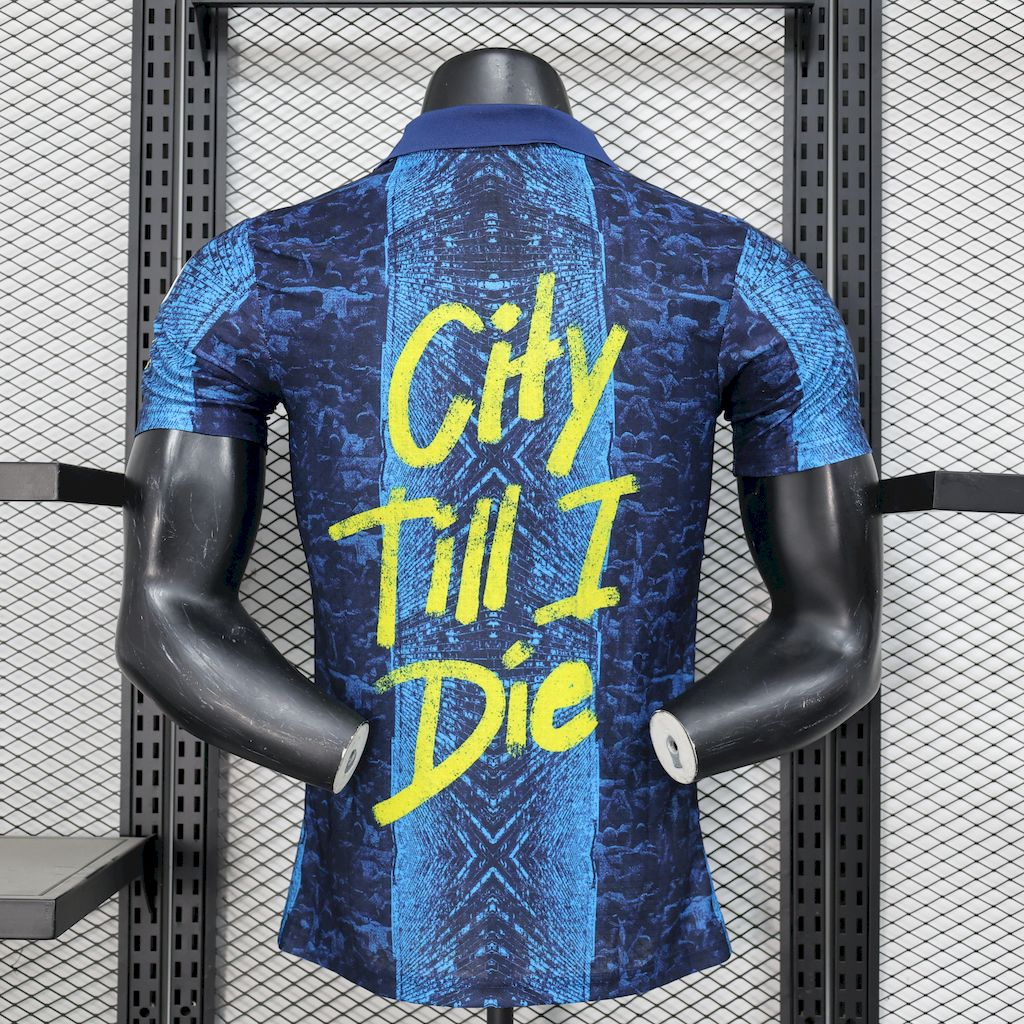 Manchester City 2025/26 Blue Special Edition Jersey Player Version 1:1 Thai Quality