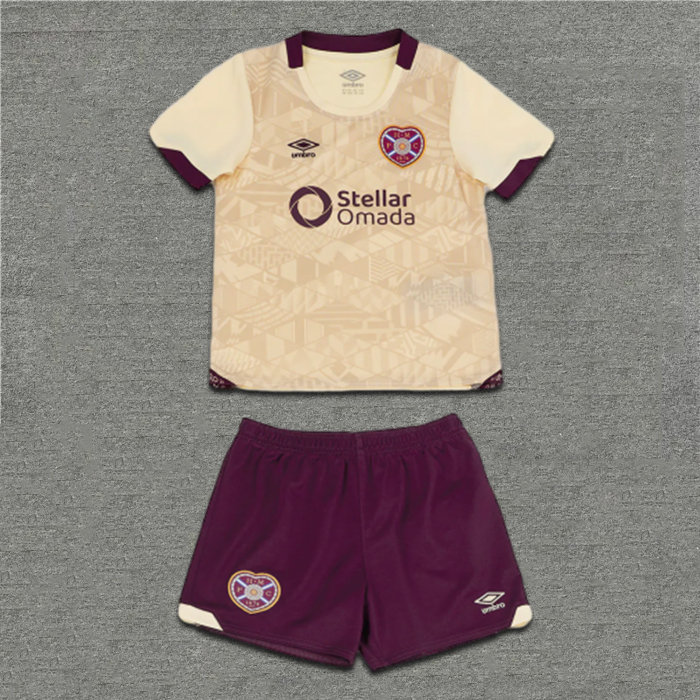 Kids Size 24/25 hearts fc Away Kit 1:1 Thai Quality