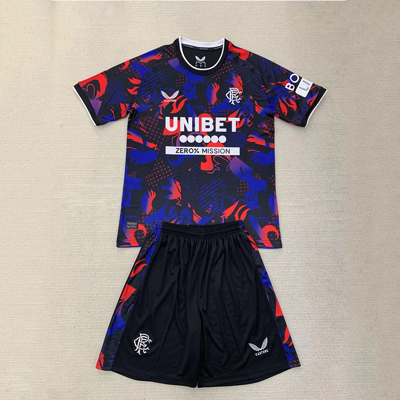 24/25 Rangers Third Away Football Jersey + Shorts