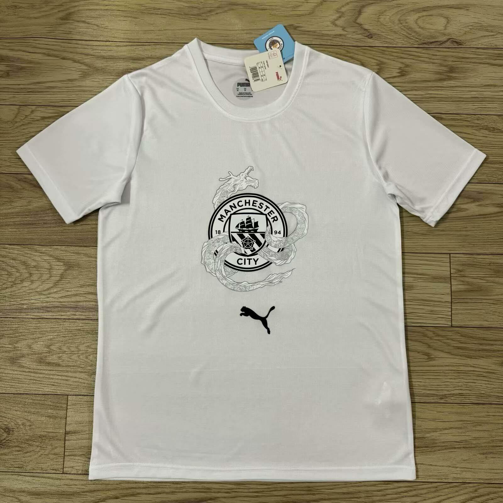 2023/2024 MCFC Commemorative Edition White Football Shirt 1:1 Thai Quality