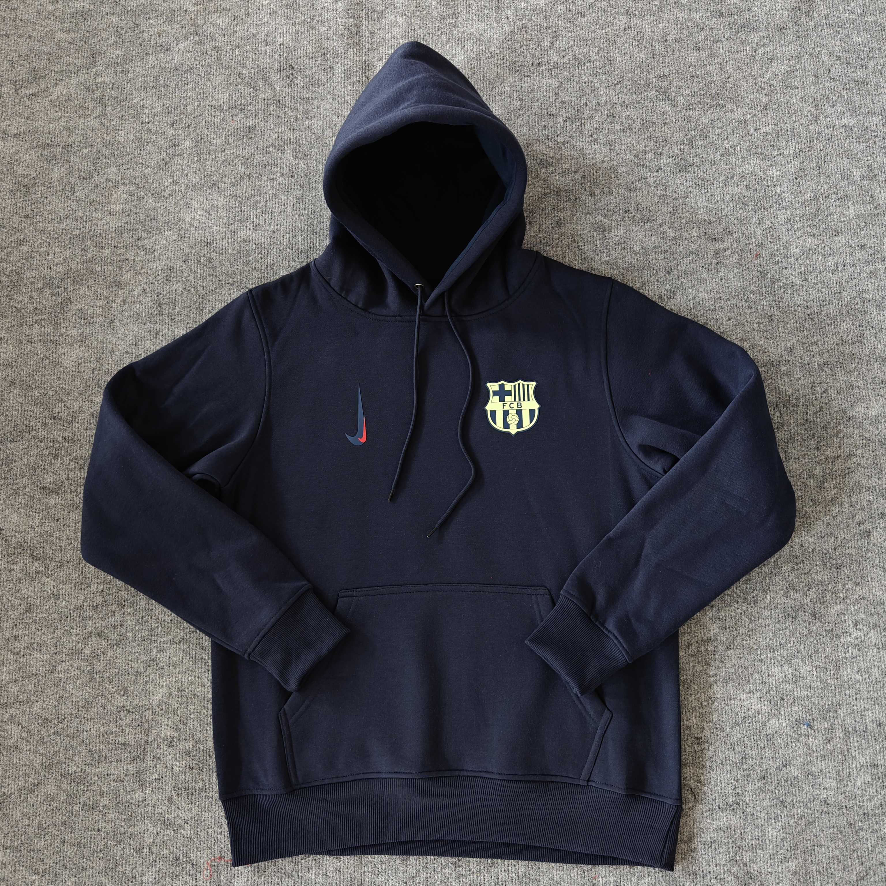 24/25 Barcelona away players dark blue hoodie 1:1 Thai quality