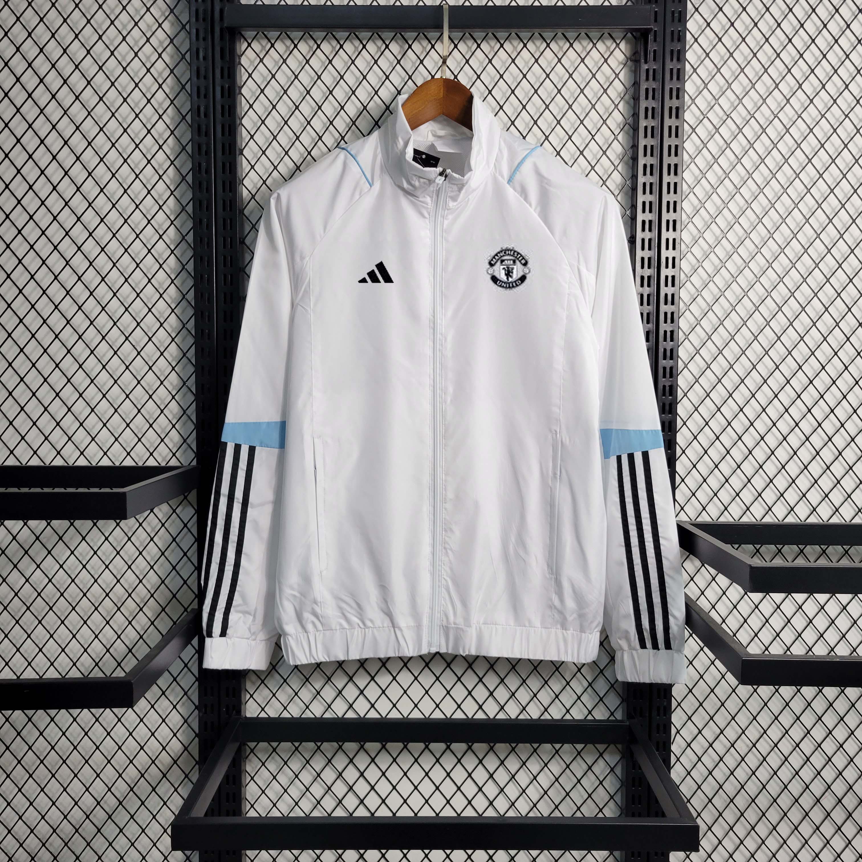 2023 Man Utd Soccer Jersey Windbreaker white