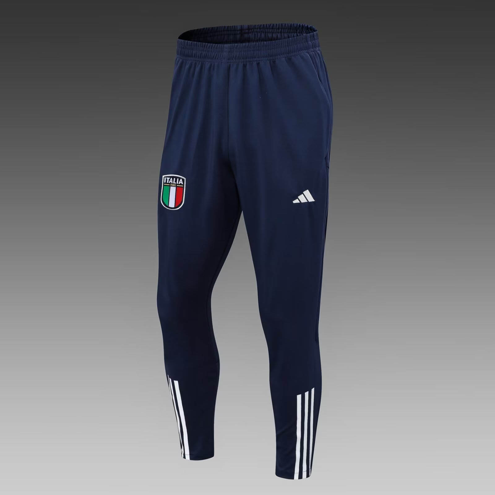 2023 Italy Half-Pull Training Suit Off-White Soccer Shirt Set