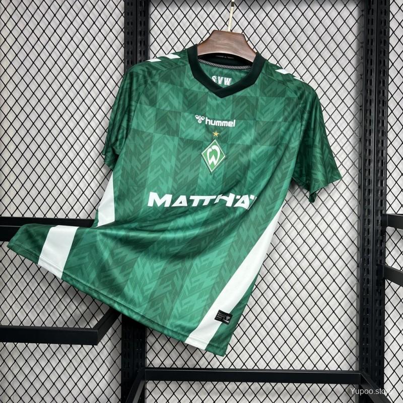 24/25 SV Werder Bremen Home Jersey 1:1 Thai quality