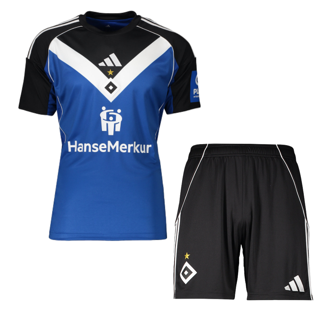 Kids Size 25/26 Hamburger SV Away Kit 1:1 Thai Quality