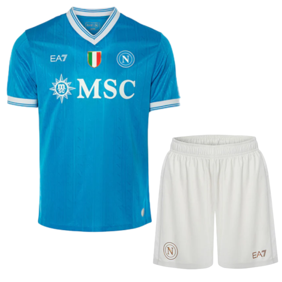 Kids 25/26 Napoli Home Kit 1:1 Thai quality