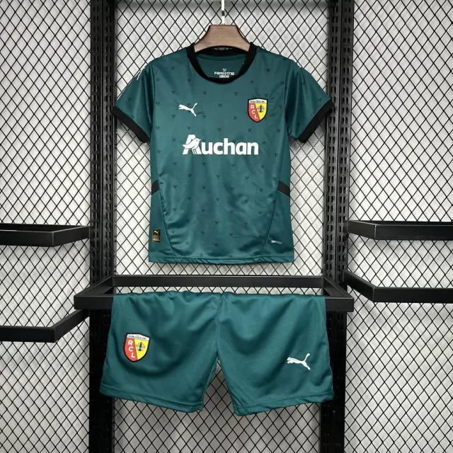 24/25 RC Lens Away Football Jersey Kids Size 1:1 Thai Quality