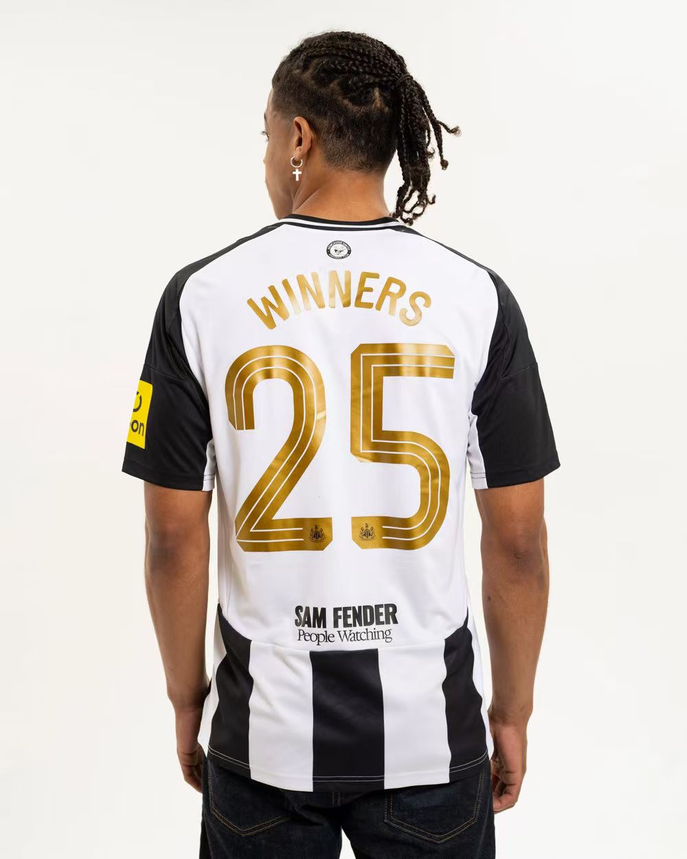 Newcastle United Carabao Cup 2025 Winners Shirt ( EFL Cup patch + 2025 EFL Cup Winners Logo)