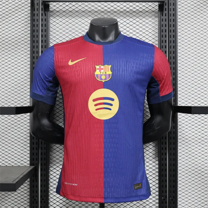 (S-3XL)Player Version Barcelona Home Kit 24/25 Football Jersey 1:1 Thai Quality