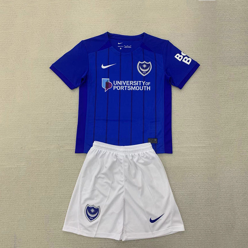 24/25 Portsmouth Home Jersey + shorts 1:1 Thai Quality