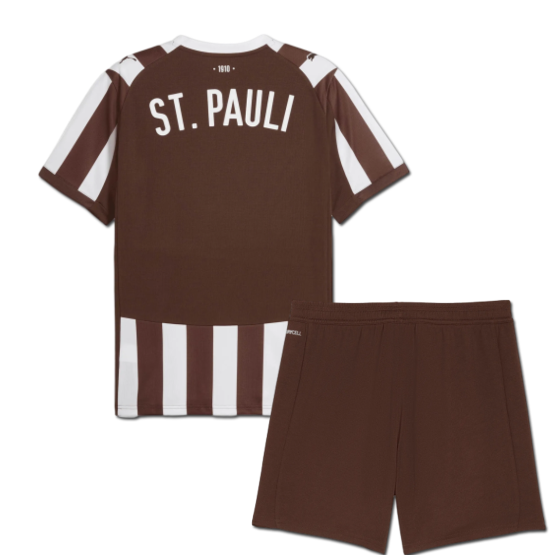 Kids St. Pauli 25/26 Home Kit 1:1 Thai quality