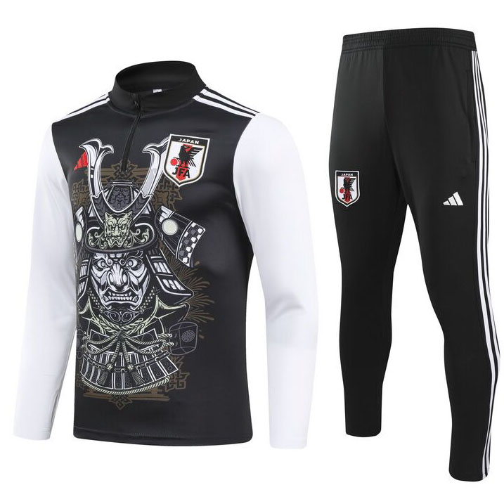 Kids 24/25 Japan black noodles Training suit set 1:1 Thai quality
