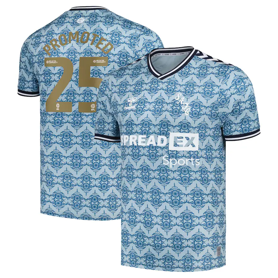 (S-4XL)Sunderland Hummel Third 'Play Off Winners' Shirt 2024-25 with Promoted 25 printing
