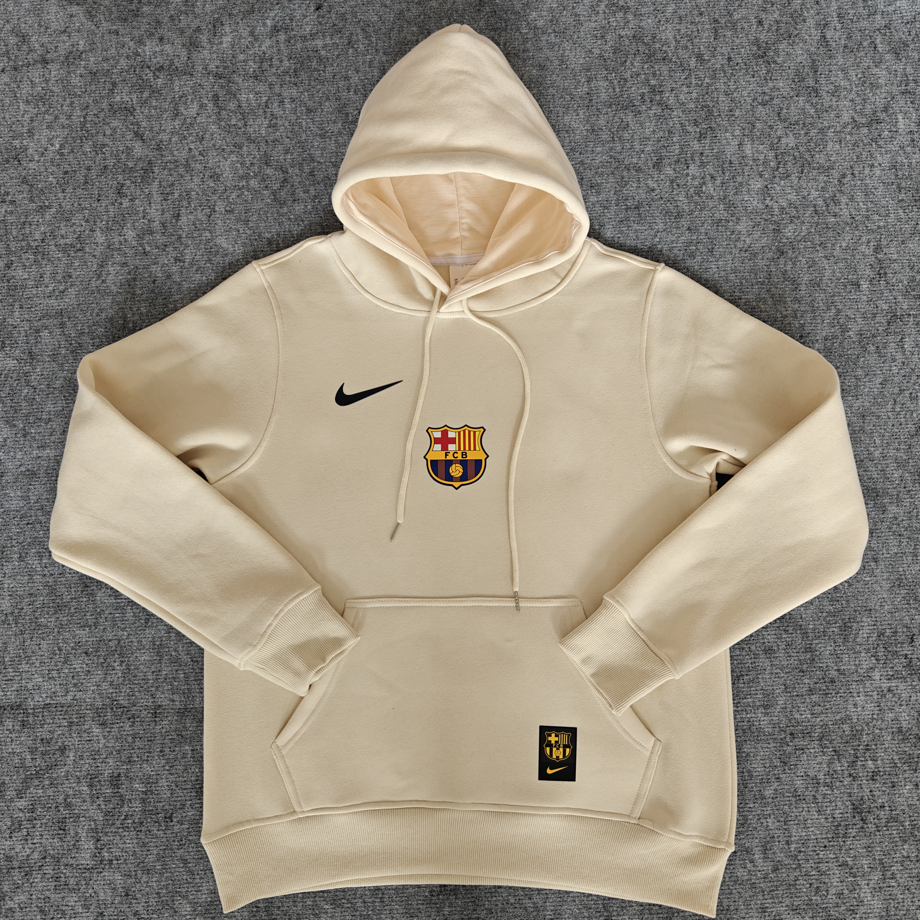 24/25 Barcelona home players apricot hoodie 1:1 Thai quality