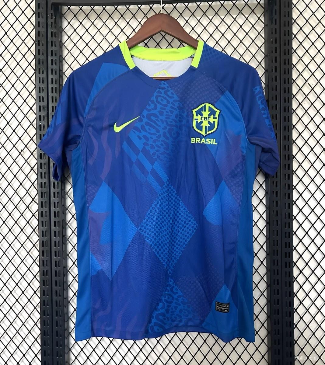 2025 Brazil Away Blue Jersey 1:1 Thai Quality