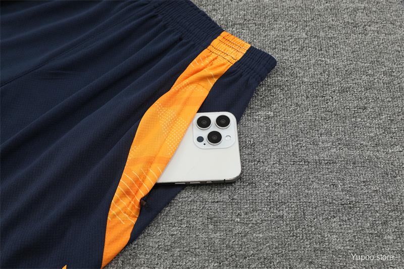 24/25 Real Madrid White Short Sleeve Jersey+Shorts  1:1 Thai quality