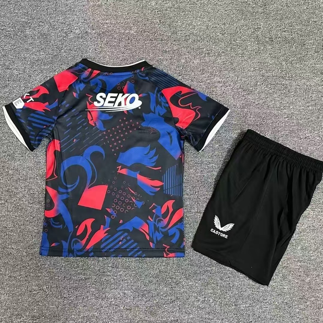 24/25 Rangers Third Away Football Shirt Kids Size 1:1 Thai Quality