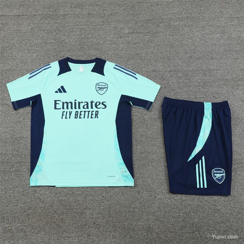 24/25 Chelsea Lake Green Short Sleeve Jersey+Shorts 1:1 Thai quality