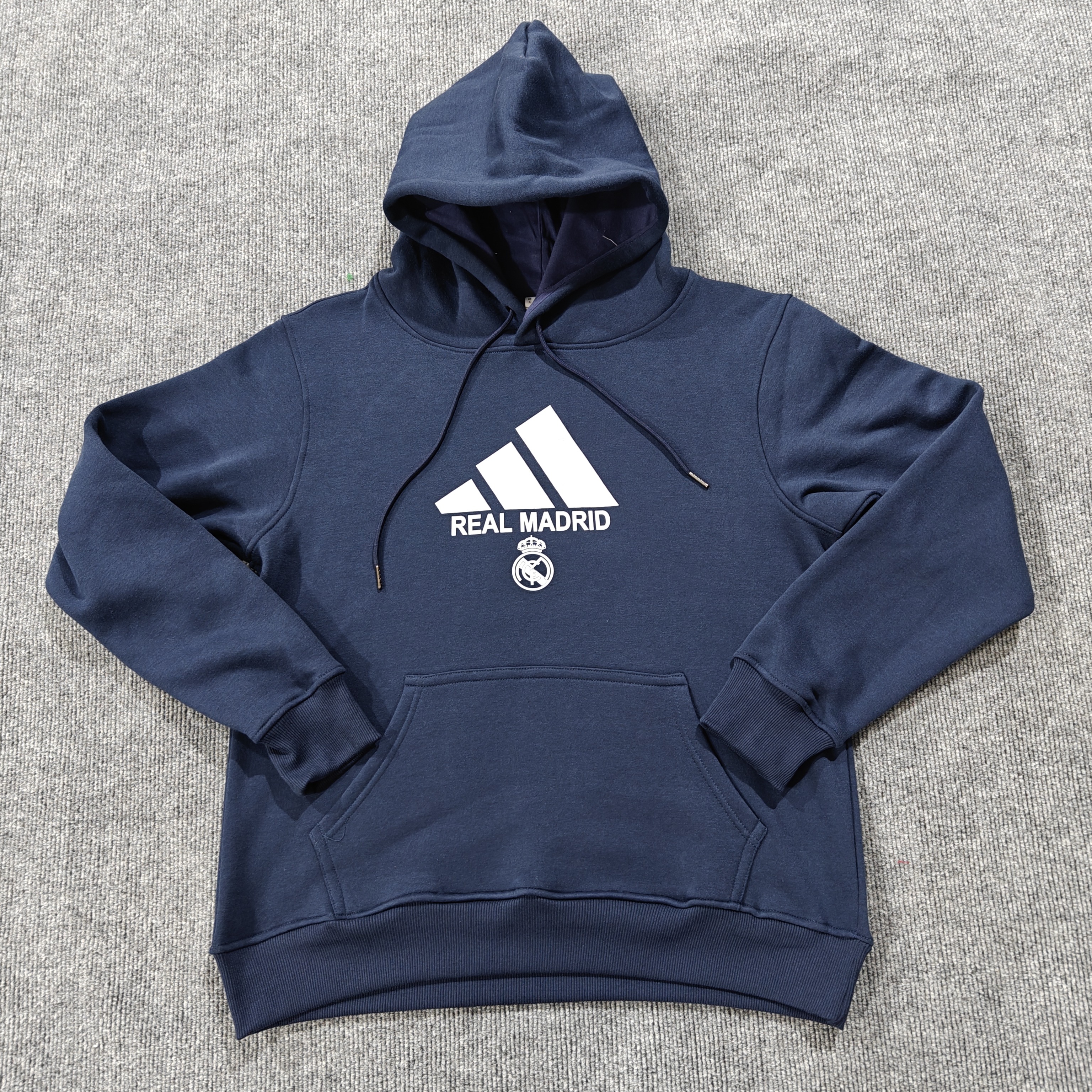 24/25 Real Madrid Home Dark Blue Hoodie 1:1 Thai quality