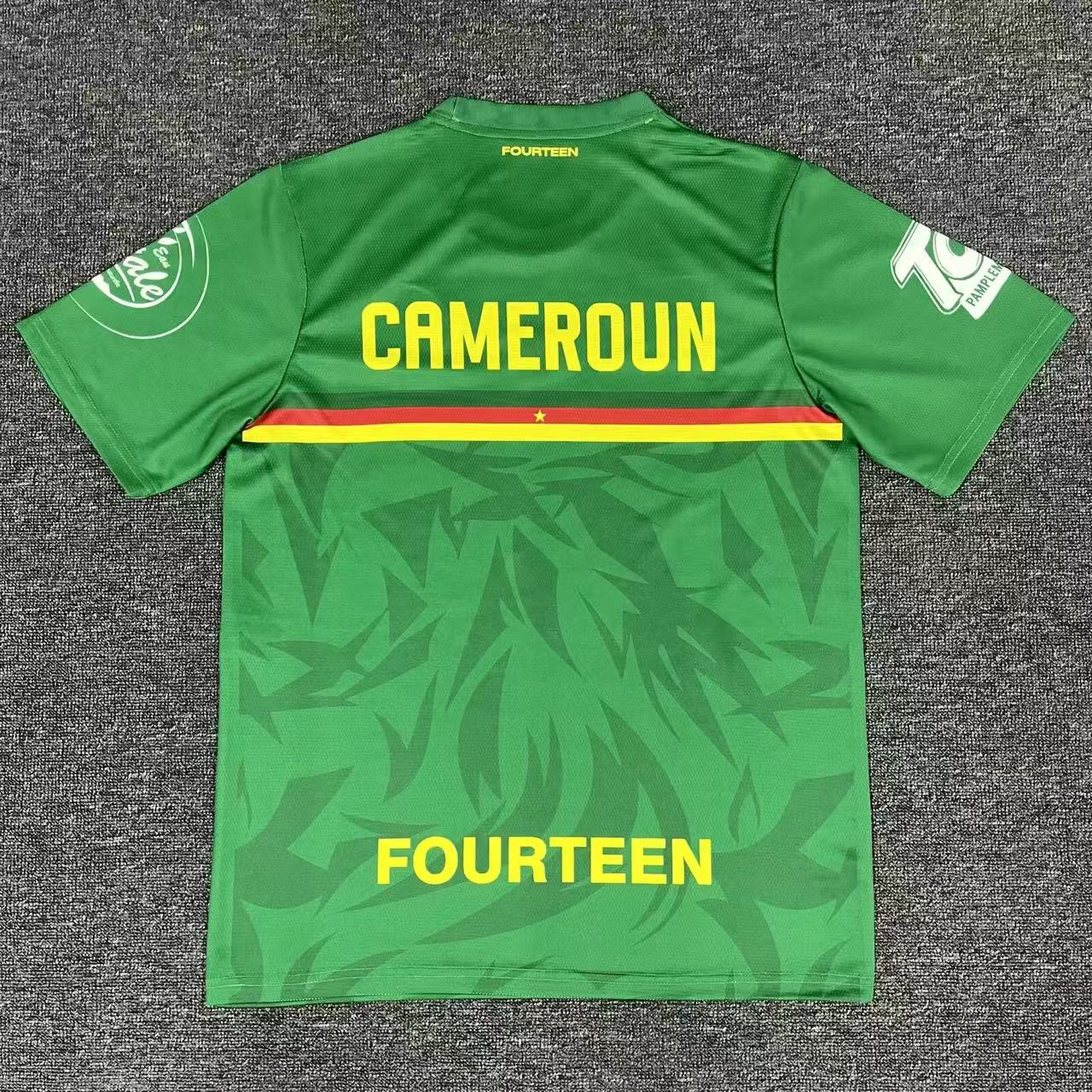 25-26 Cameroon green training uniform 1:1 Thai Quality
