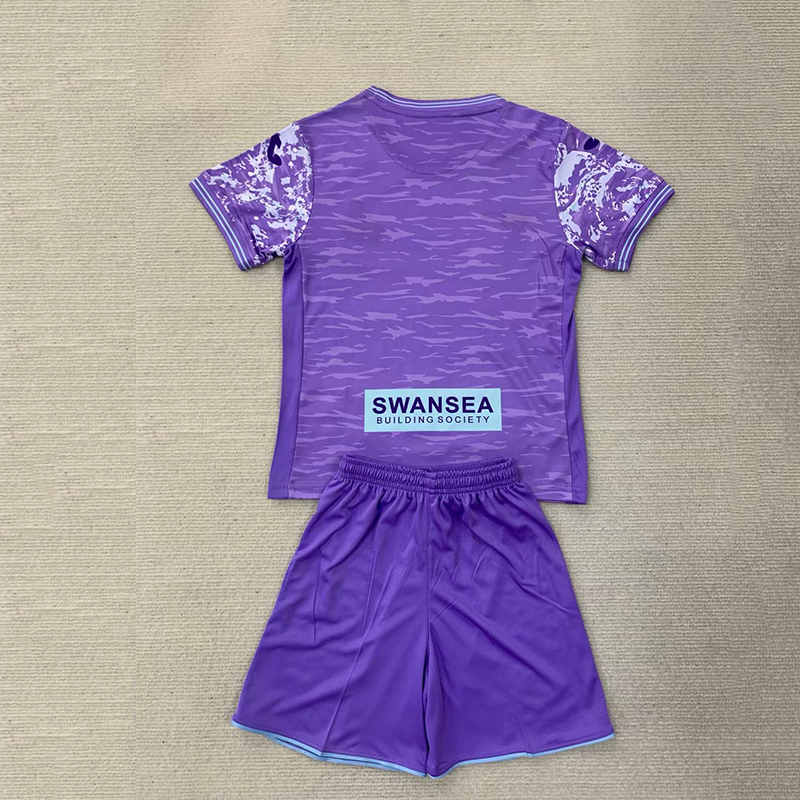 24/25 Swansea City third away football jersey+shorts 1:1 Thai Quality