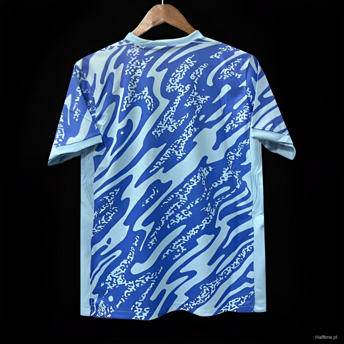 2024 Portugal Blue Pre-Match Jersey 1:1 Thai Quality