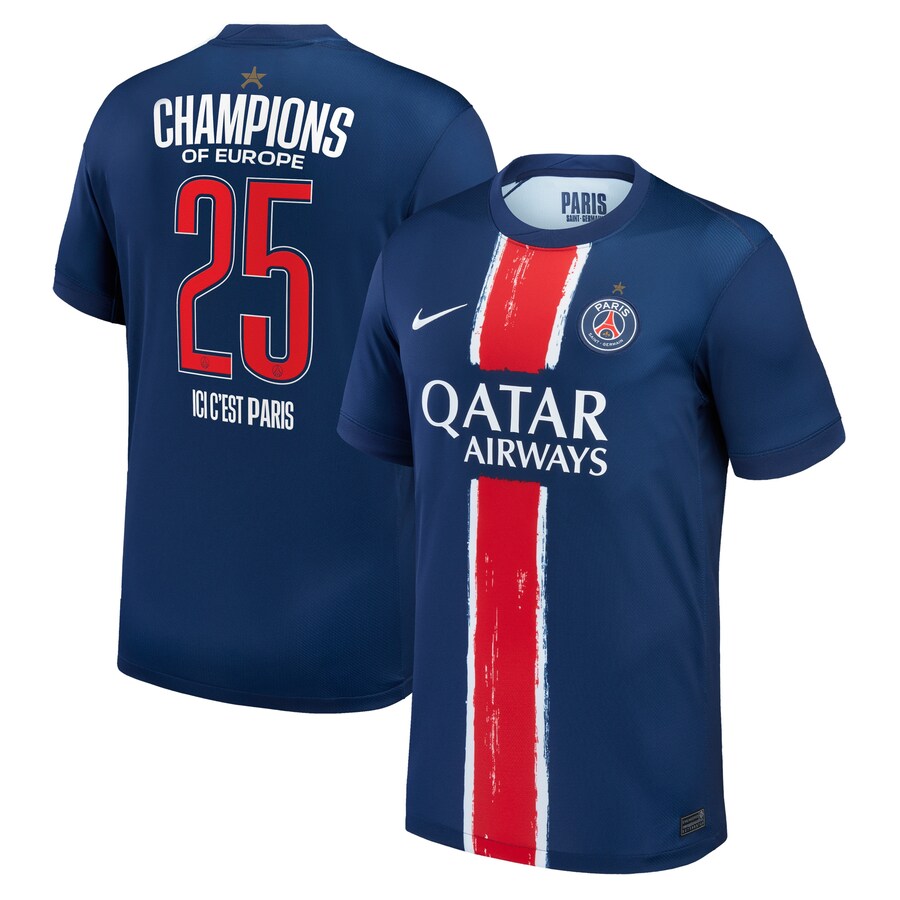Special Edition PSG Home Stadium Shirt 2024-25 - Kids - Champions of Europe 2025