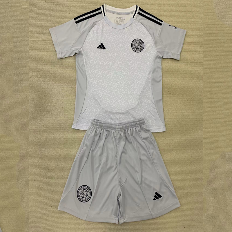 Leicester City Third Jersey 24/25 Kids Football Jersey + Shorts 1:1 Thai quality